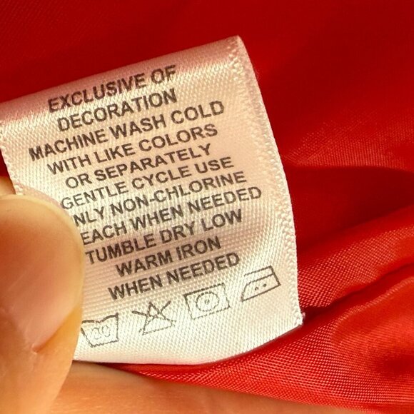 Kitson Red Puffer Jacket Quilted Large - Picture 10 of 11